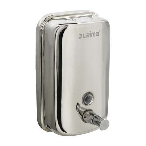  Дозатор для жидкого мыла laima basic, 1 л, нержавеющая сталь, зеркальный, 601796 | Дозаторы для жидкого мыла