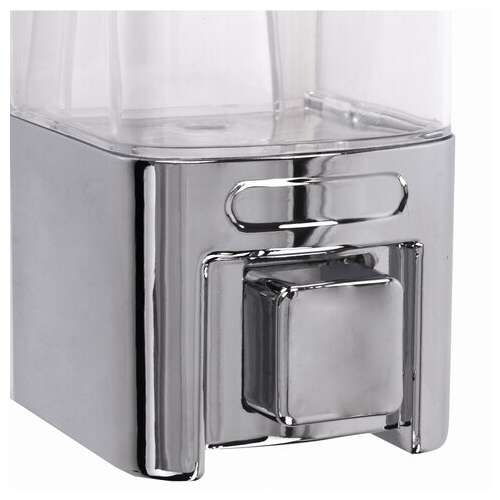  Дозатор для жидкого мыла laima, наливной, 0,48 л, хром, abs-пластик, 605053 | Дозаторы для жидкого мыла