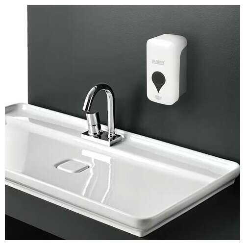  Дозатор для мыла-пены ultra laima professional, наливной, 0,5 л, белый, abs-пластик, 606830 | Дозаторы для жидкого мыла