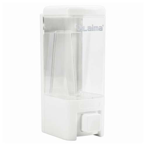  Дозатор для жидкого мыла laima, наливной, 0,48 л, белый, abs пластик, 605052 | Дозаторы для жидкого мыла