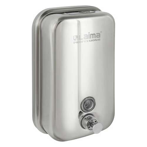  Дозатор для жидкого мыла laima professional inox (гарантия 3 года), 1 л, нержавеющая сталь, зеркальный, 605393 | Дозаторы для жидкого мыла