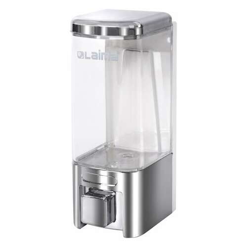  Дозатор для жидкого мыла laima, наливной, 0,48 л, хром, abs-пластик, 605053 | Дозаторы для жидкого мыла
