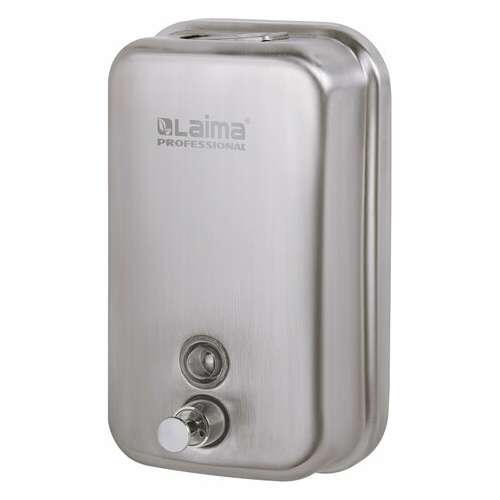  Дозатор для жидкого мыла laima professional inox (гарантия 3 года), 1 л, нержавеющая сталь, матовый, 605395 | Дозаторы для жидкого мыла
