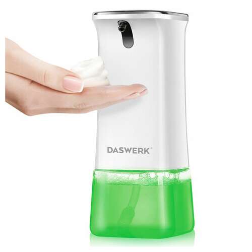  Сенсорный бесконтактный дозатор для жидкого мыла-пены, 350 мл, daswerk, 607844 | Дозаторы для жидкого мыла