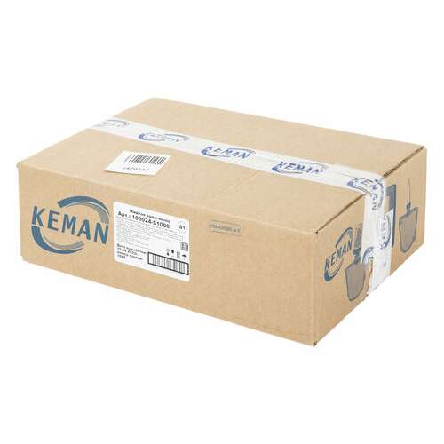  Картридж с жидким крем-мылом одноразовый (система s1) "перламутровое", белое, 1 л, keman, 100024-s1000 | Картриджи с жидким мылом и мылом-пеной