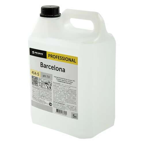  Антисептик для рук и поверхностей бесспиртовой 5 л pro-brite barcelona, жидкость, 414-5 | Антисептики для рук и поверхностей