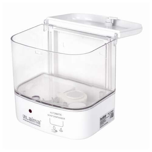  Дозатор для жидкого мыла laima classic, наливной, сенсорный, 1 л, abs-пластик, белый, 607317 | Дозаторы для жидкого мыла