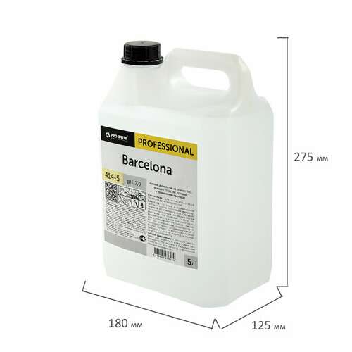  Антисептик для рук и поверхностей бесспиртовой 5 л pro-brite barcelona, жидкость, 414-5 | Антисептики для рук и поверхностей
