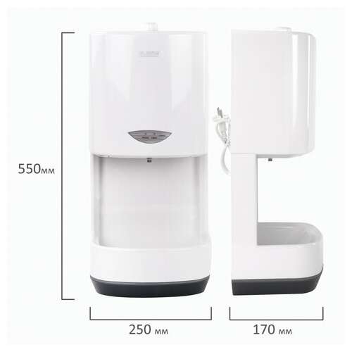  Дозатор для жидкого антисептика laima classic, сенсорный, 1,5 л, спрей, с поддоном, 607320 | Дозаторы для дезинфицирующих средств