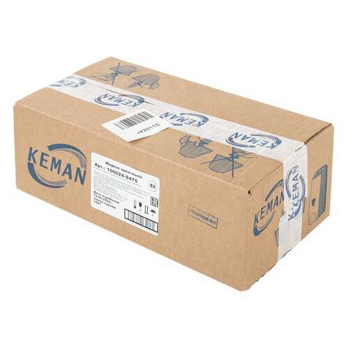  Картридж с жидким крем-мылом (система s2) "перламутровое", белое, 0,475 л, keman, 100024-s475 | Картриджи с жидким мылом и мылом-пеной