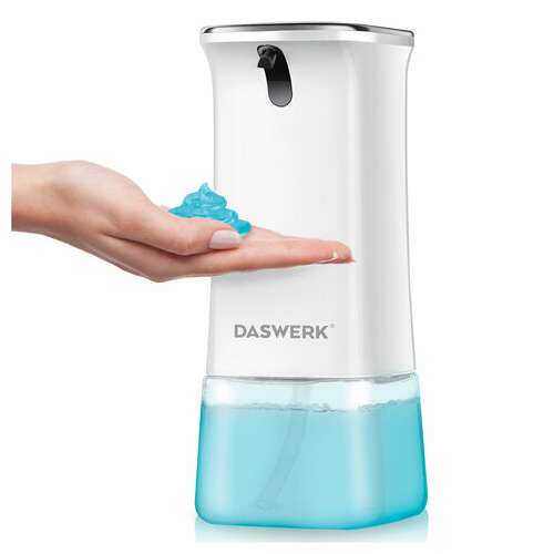  Сенсорный бесконтактный дозатор диспенсер для жидкого мыла/средства для посуды, 350 мл, daswerk, 607845 | Дозаторы для жидкого мыла