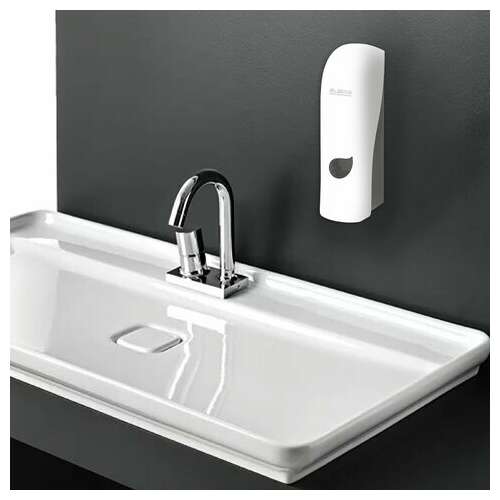  Дозатор для жидкого мыла laima professional eco, наливной, 0,38 л, белый, abs-пластик, 607331 | Дозаторы для жидкого мыла