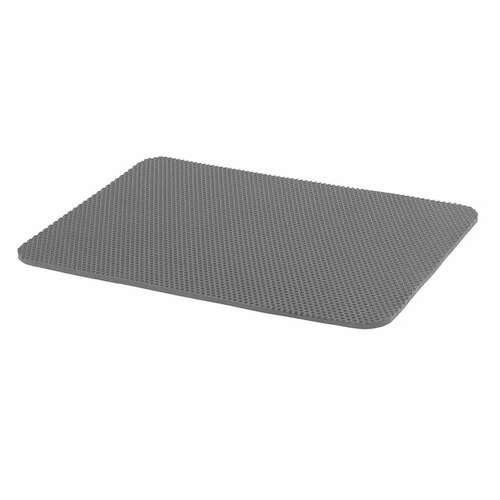  Коврик eva / эва универсальный 50х67см ячеистый (соты) применим для сушки посуды, кухни, ванной, прихожей, животных, цвет серый laima,608713 | Коврики ячеистые универсальные эва/eva
