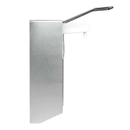  Дозатор локтевой для антисептика и дезинфицирующих средств, с еврофлаконом 1 л, laima, металл, 605707 | Дозаторы локтевые для мыла и антисептиков