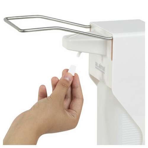 Дозатор локтевой для антисептика и мыла универсальный, с еврофлаконом 1 л, laima, abs-пластик, 607326, x-2265s  Дозатор локтевой для антисептика и мыла универсальный, с еврофлаконом 1 л, laima, abs-пластик, 607326, x-2265s | Дозаторы локтевые для мыла и антисептиков