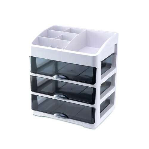  Органайзер для хранения косметики, канцтоваров, мелочей трехуровневый 31,5x27,7x21 см, daswerk, 608474 | Органайзеры бытовые для хранения