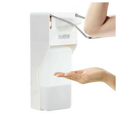 Дозатор локтевой для антисептика и мыла универсальный, с еврофлаконом 1 л, laima, abs-пластик, 607326, x-2265s  Дозатор локтевой для антисептика и мыла универсальный, с еврофлаконом 1 л, laima, abs-пластик, 607326, x-2265s | Дозаторы локтевые для мыла и антисептиков