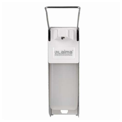  Дозатор локтевой для жидкого мыла и геля-антисептика, с еврофлаконом 1 л, laima, металлический, 605706 | Дозаторы локтевые для мыла и антисептиков