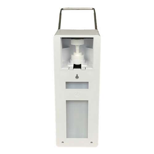  Дозатор локтевой для жидкого мыла и антисептика наливной, 1 л, с еврофлаконом, hor, d004a | Дозаторы локтевые для мыла и антисептиков