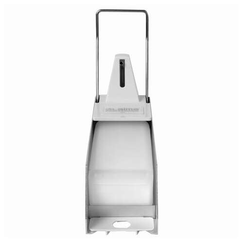  Дозатор локтевой для жидкого мыла и геля-антисептика, с еврофлаконом 1 л, laima, металлический, 605706 | Дозаторы локтевые для мыла и антисептиков