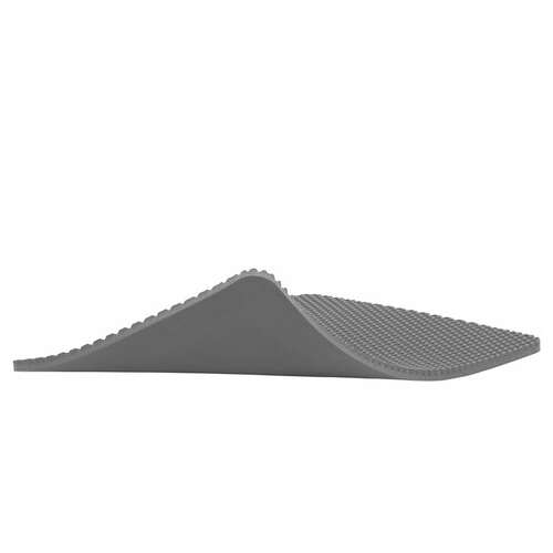  Коврик eva / эва универсальный 35х45 см ячеистый (соты) применим для сушки посуды, кухни, ванной, животных, цвет серый, laima, 608712 | Коврики ячеистые универсальные эва/eva