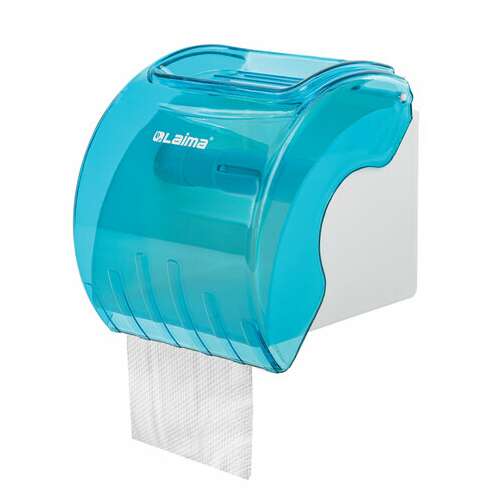  Диспенсер для бытовой туалетной бумаги laima, тонированный голубой, 605043 | Держатели для бытовой туалетной бумаги