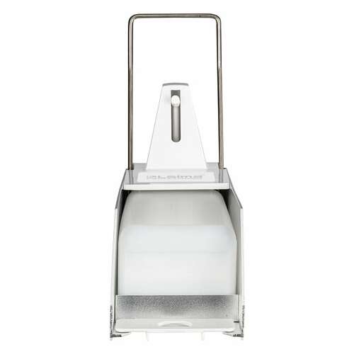  Дозатор локтевой для антисептика и дезинфицирующих средств, с еврофлаконом 1 л, laima, металл, 605707 | Дозаторы локтевые для мыла и антисептиков