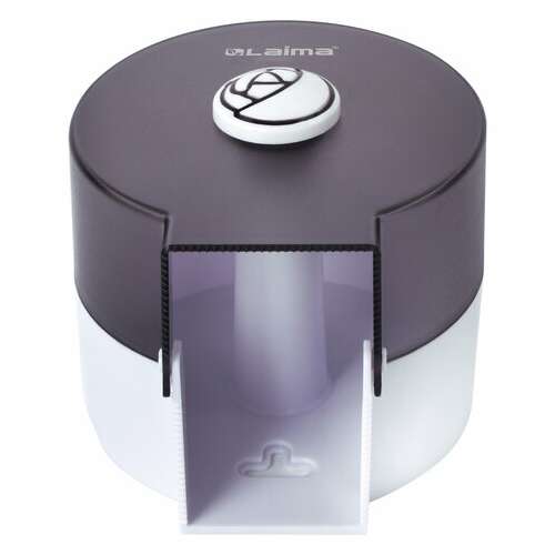  Диспенсер для бытовой туалетной бумаги laima, круглый, тонированный серый, 605046 | Держатели для бытовой туалетной бумаги