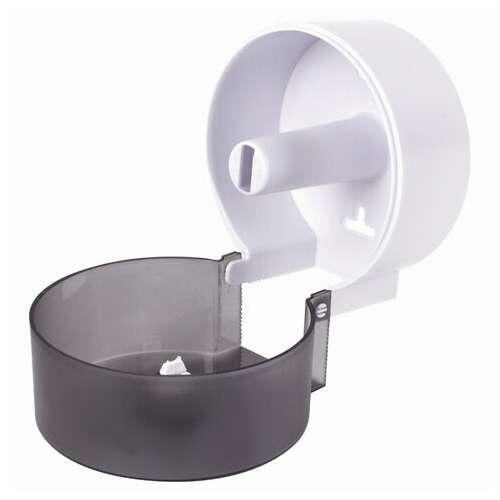  Диспенсер для бытовой туалетной бумаги laima, круглый, тонированный серый, 605046 | Держатели для бытовой туалетной бумаги