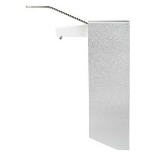  Дозатор локтевой для жидкого мыла и геля-антисептика, с замком и еврофлаконом 1 л, laima, металлический, 607327, x-cl267 | Дозаторы локтевые для мыла и антисептиков