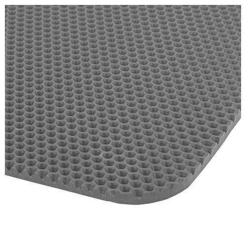  Коврик eva / эва универсальный 50х67см ячеистый (соты) применим для сушки посуды, кухни, ванной, прихожей, животных, цвет серый laima,608713 | Коврики ячеистые универсальные эва/eva