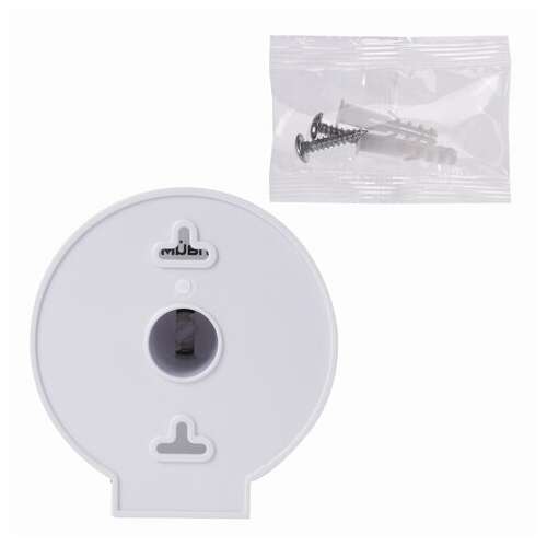  Диспенсер для бытовой туалетной бумаги laima, круглый, тонированный серый, 605046 | Держатели для бытовой туалетной бумаги