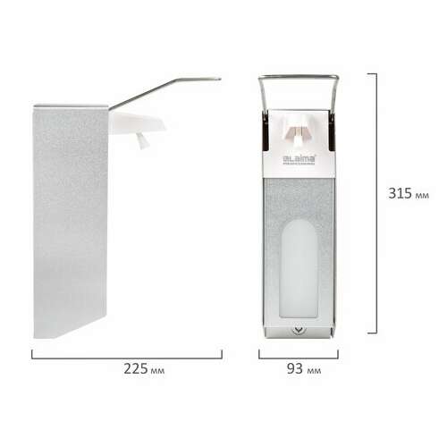 Дозатор локтевой для антисептика и мыла с замком универсальный, с еврофлаконом 1 л, laima, металлический, 607328, x-cl268  Дозатор локтевой для антисептика и мыла с замком универсальный, с еврофлаконом 1 л, laima, металлический, 607328, x-cl268 | Дозаторы локтевые для мыла и антисептиков