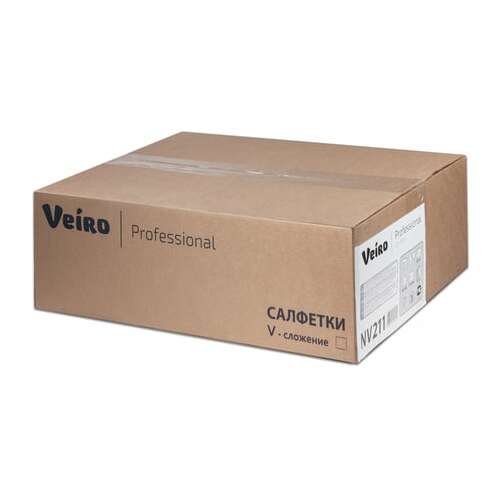 Салфетки veiro professional (система n4), comfort, комплект 15 шт. х 220 шт., 2-слойные, белые, 21х16,2, v, nv211 | Салфетки для настольных диспенсеров