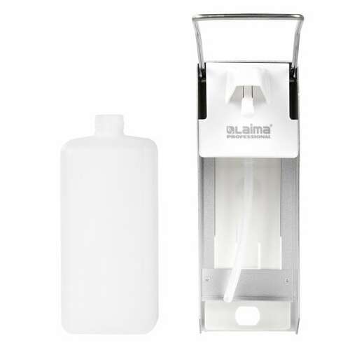 Дозатор локтевой для антисептика и мыла с замком универсальный, с еврофлаконом 1 л, laima, металлический, 607328, x-cl268  Дозатор локтевой для антисептика и мыла с замком универсальный, с еврофлаконом 1 л, laima, металлический, 607328, x-cl268 | Дозаторы локтевые для мыла и антисептиков